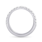 Custom Contoured Diamond Band Rings