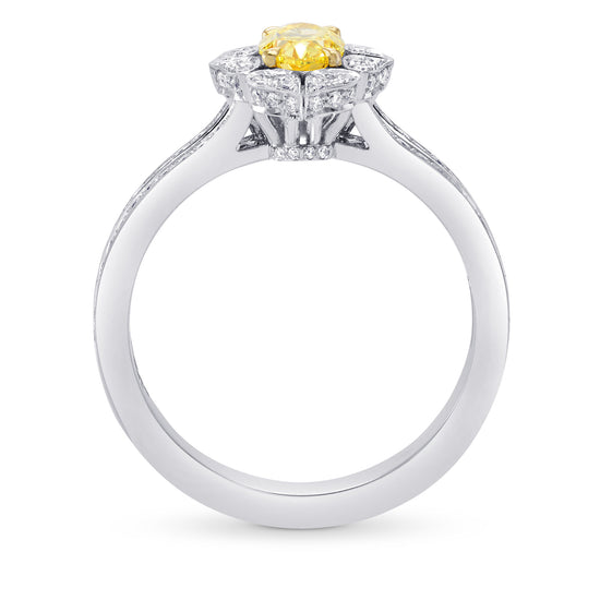 Fancy Intense Yellow Diamond Dress Ring