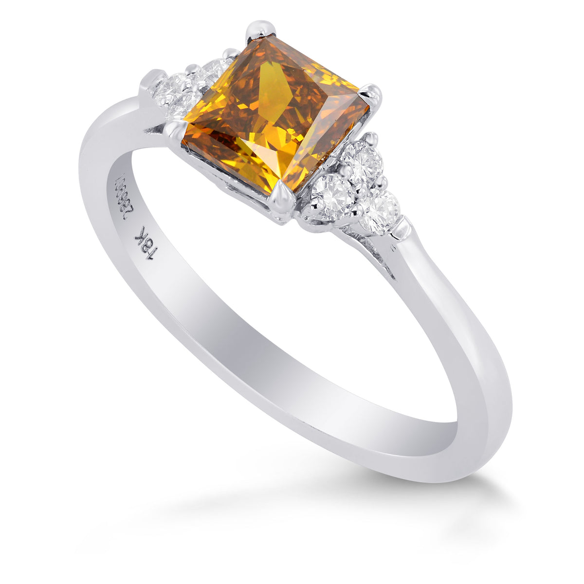 Orange Princess Diamond Ring