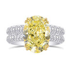 Solitaire & Contoured Pave Side-stone Ring Engagement Wedding Setting