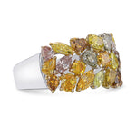 Mix Fancy Color Collage Designer Diamond Ring 