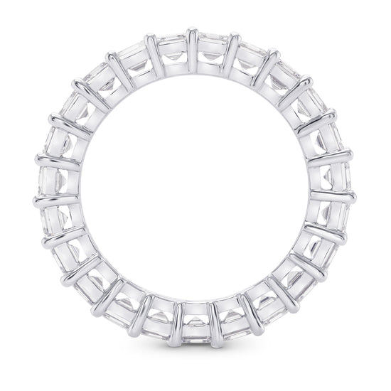 Asscher-cut Diamond Full Eternity Band Ring