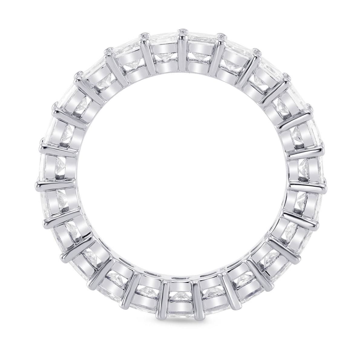 Princess-cut Diamond Full Eternity Band Ring