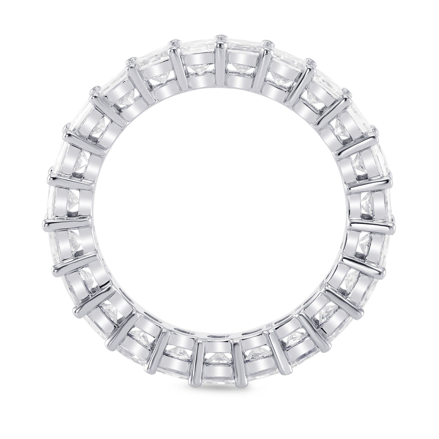 Princess-cut Diamond Full Eternity Band Ring