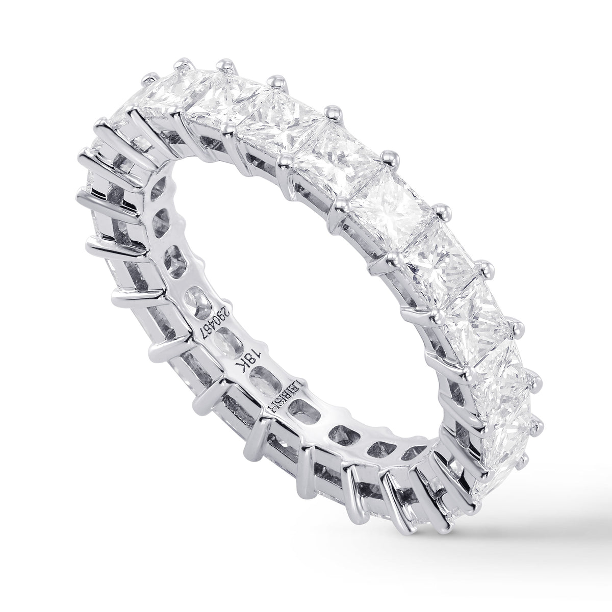 Princess-cut Diamond Full Eternity Band Ring