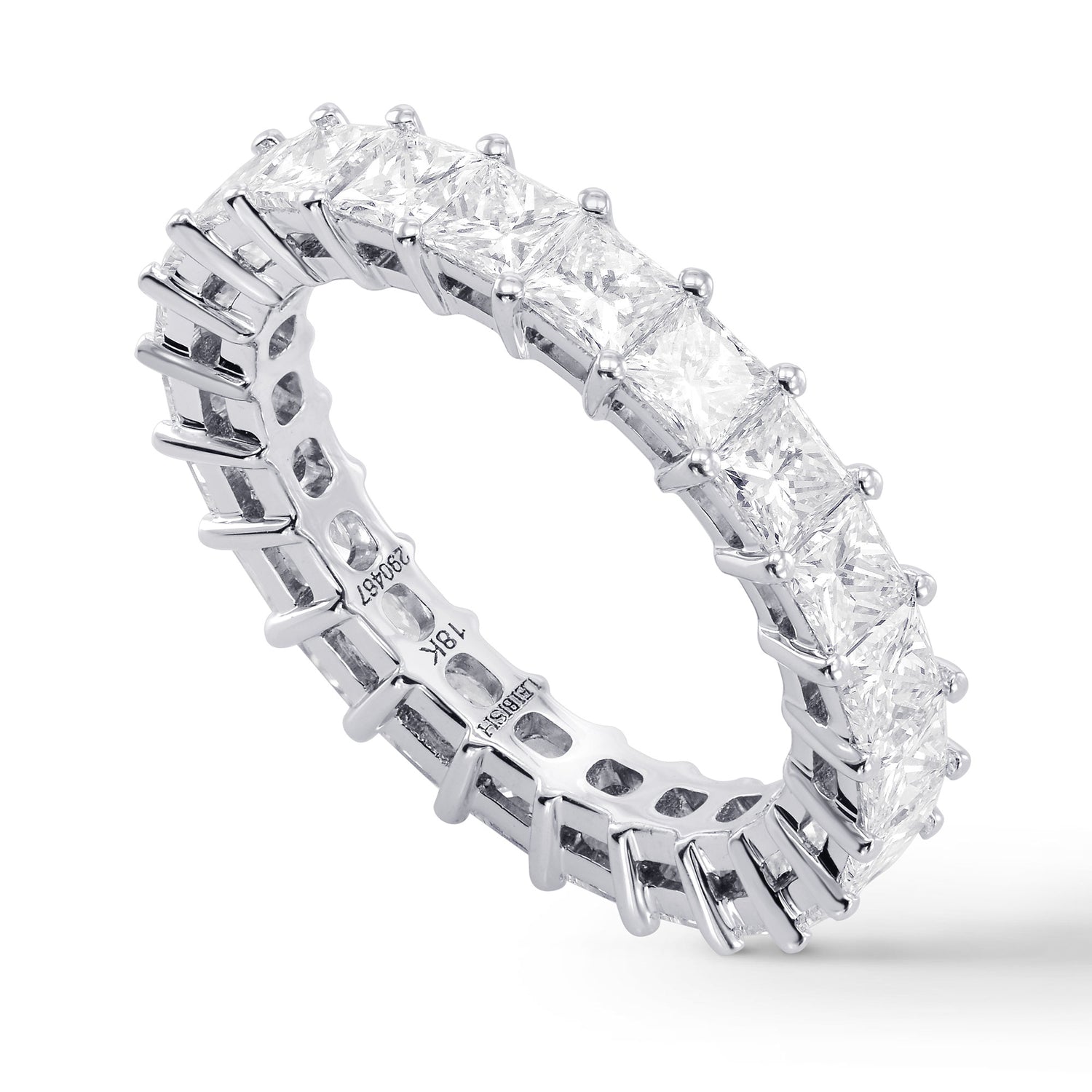 Princess-cut Diamond Full Eternity Band Ring