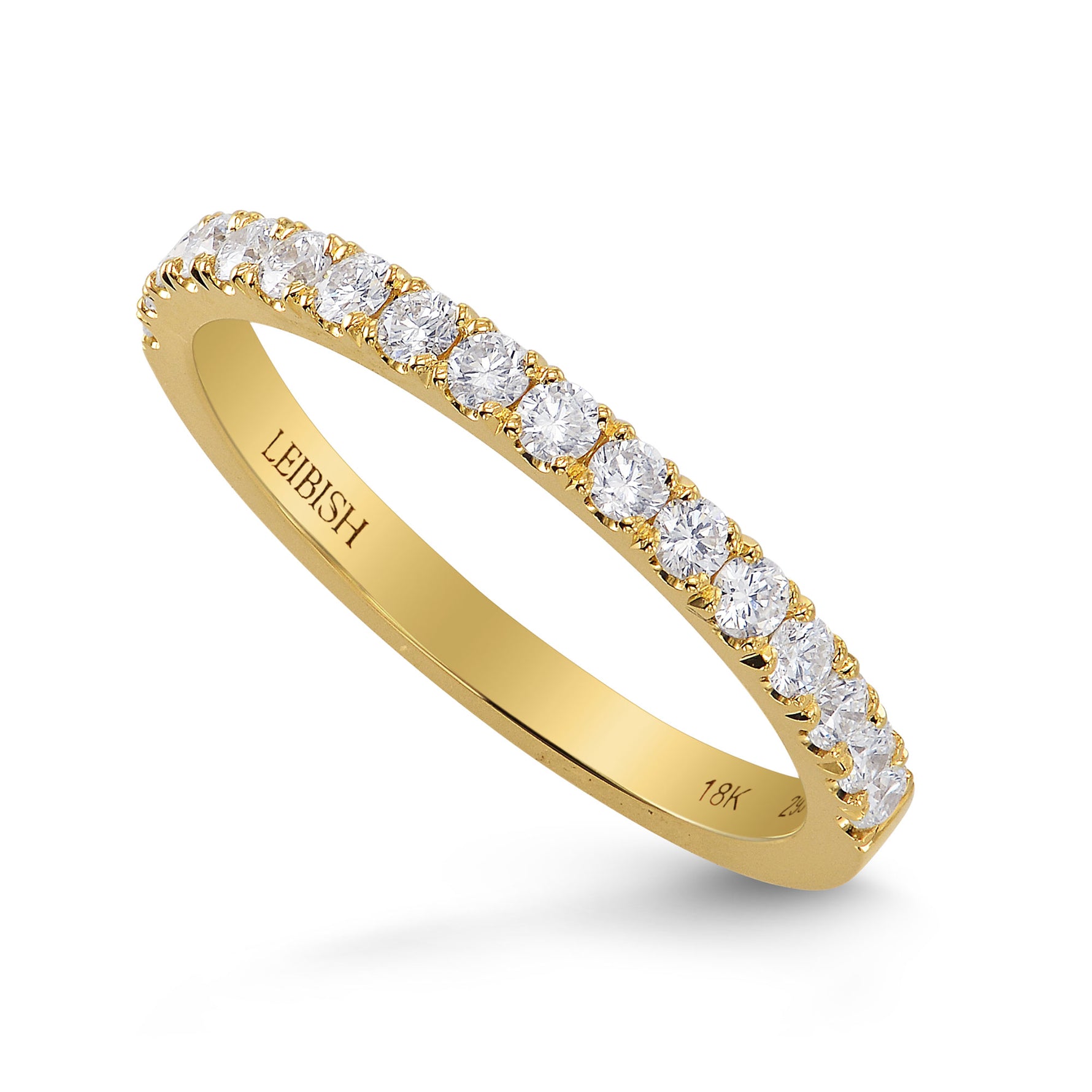 Diamond Half-eternity Wedding Band Ring
