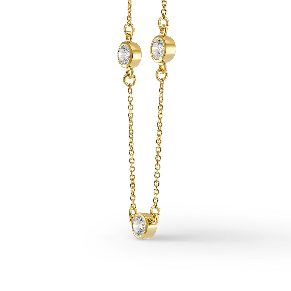 Diamond Necklace with Round Brilliants