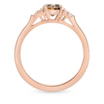 Fancy Brown Round Diamond Ring