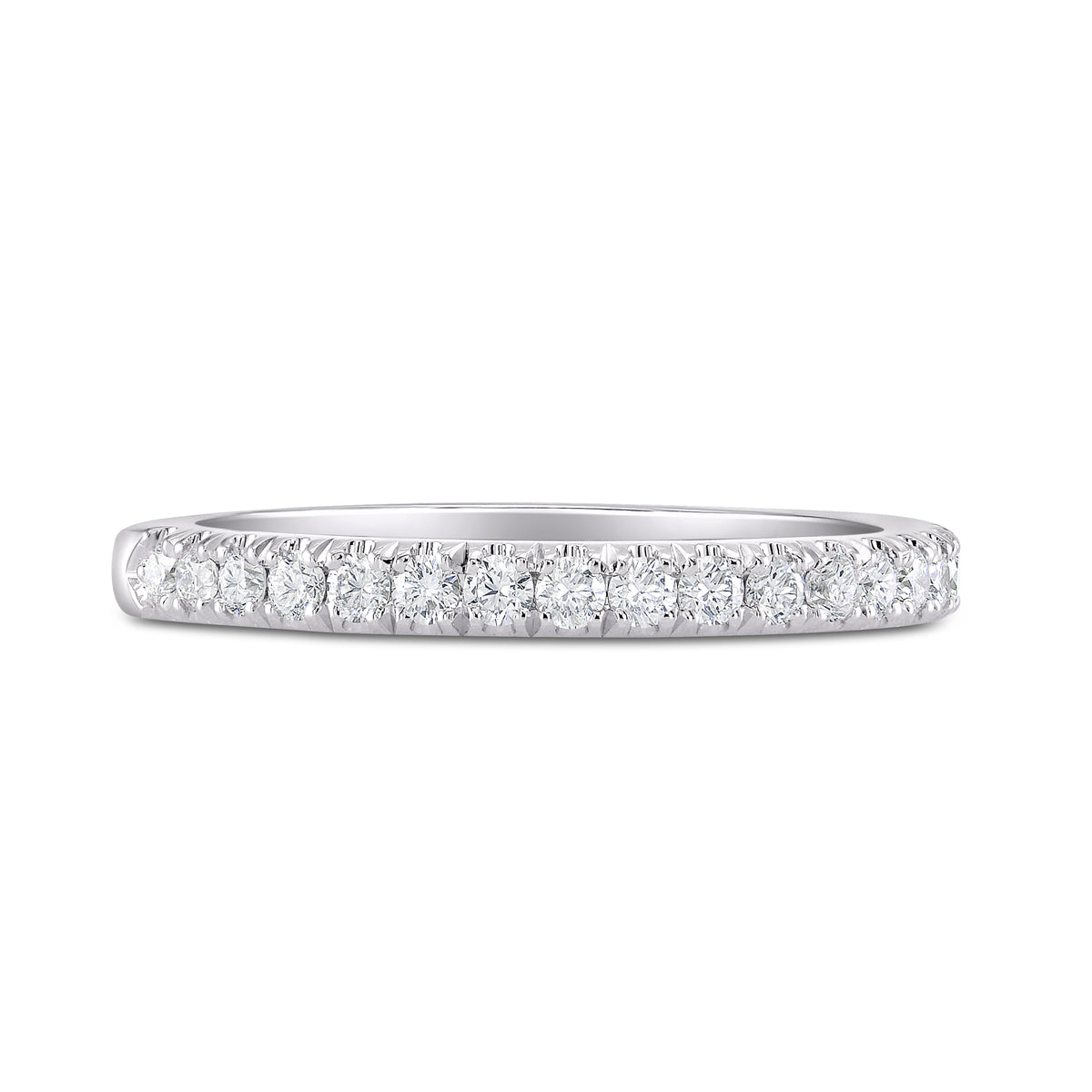 Colorless Diamond Wedding Band