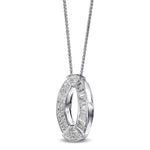 Oval shape Diamond Pendant - 2