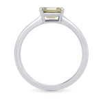 Chameleon Emerald-cut Diamond Solitaire Ring