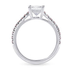 Princess-cut & Pink Diamond Engagement Ring