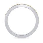 Fancy Intense Yellow Diamond Wedding Band