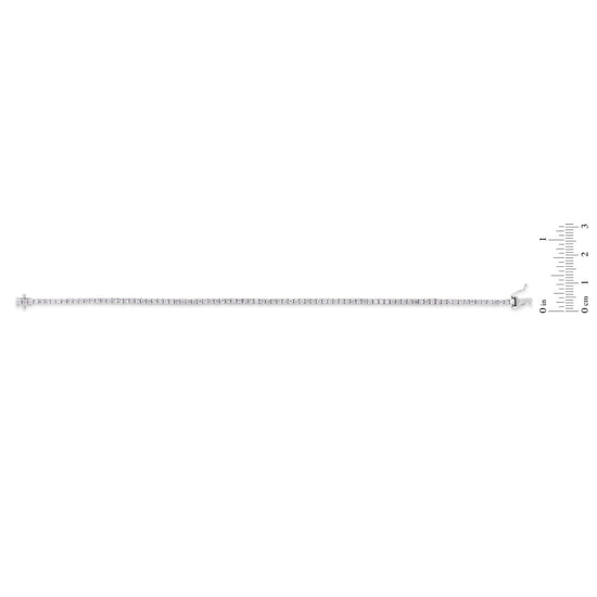Round White Diamond Tennis Bracelet - 7