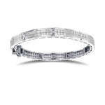 Princess White Diamond Bracelet