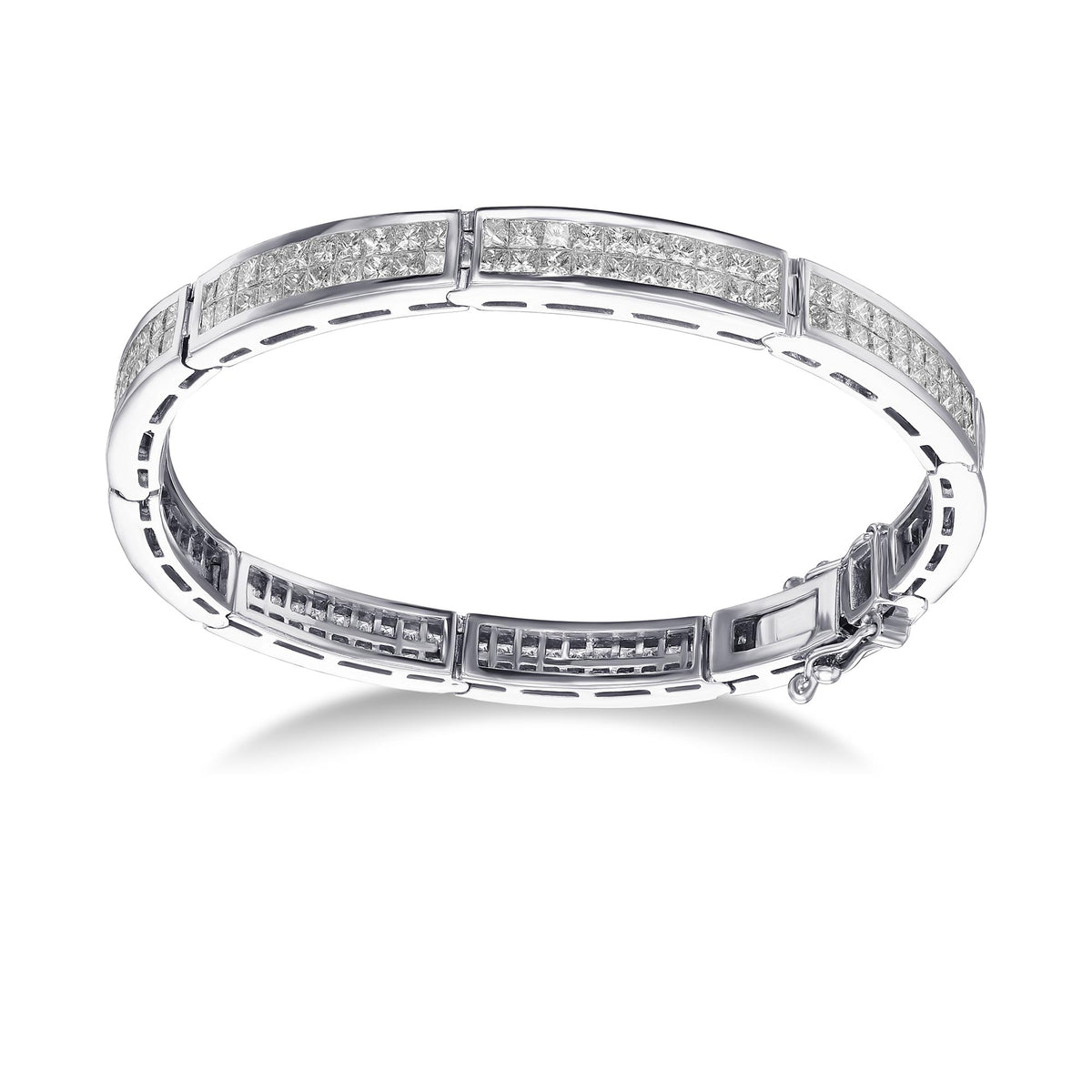 Princess White Diamond Bracelet - 2