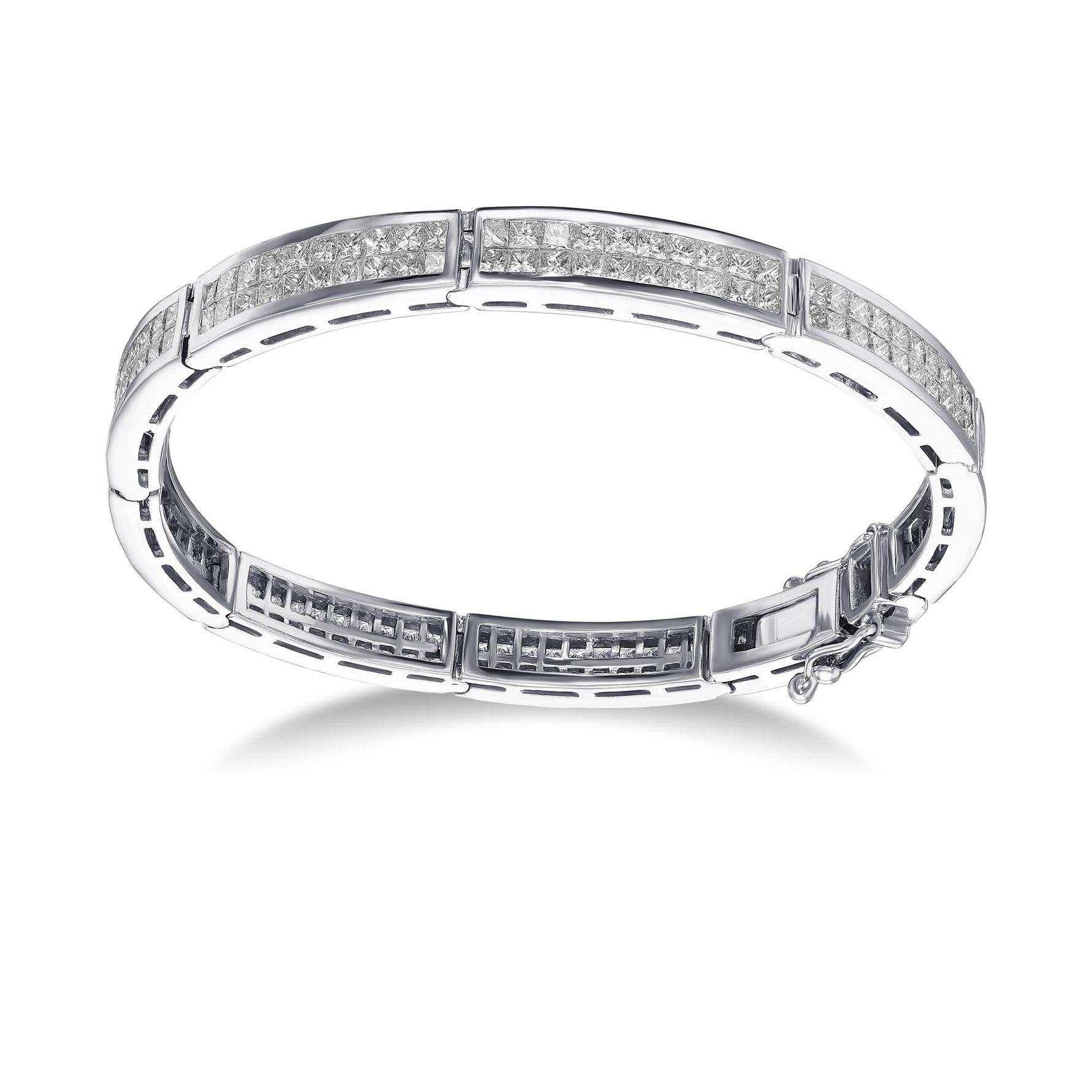 Princess White Diamond Bracelet - 2