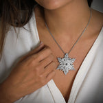 White Diamond Pave Couture Pendant - 4