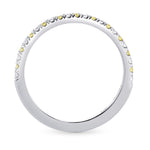 Fancy Yellow & White Diamond Band