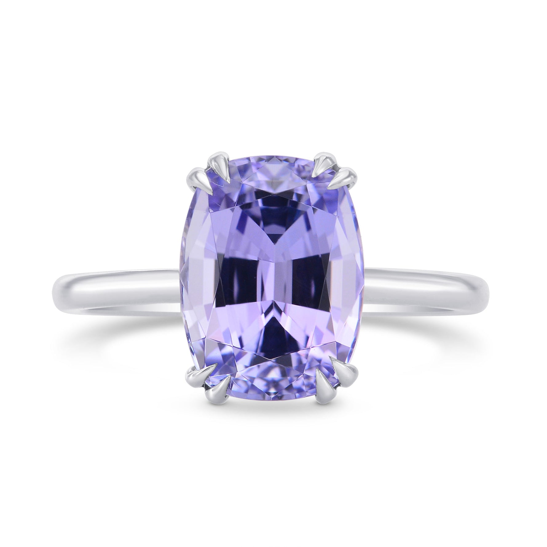 Natural Blue Tanzanite Solitaire Ring