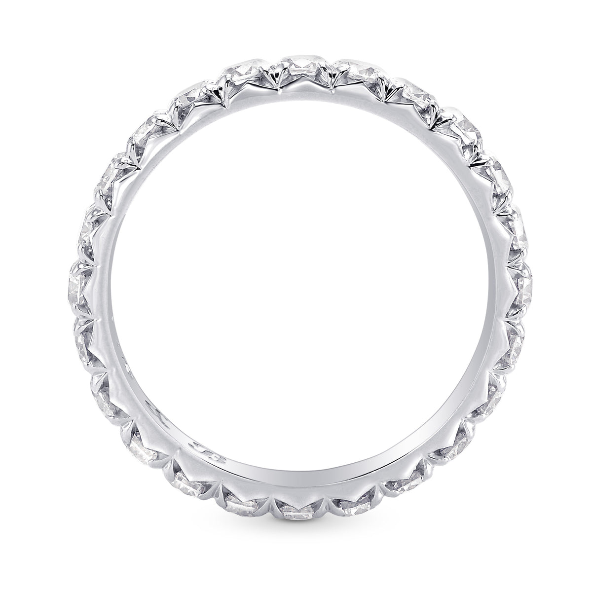 Round Brilliant Diamond Band Ring