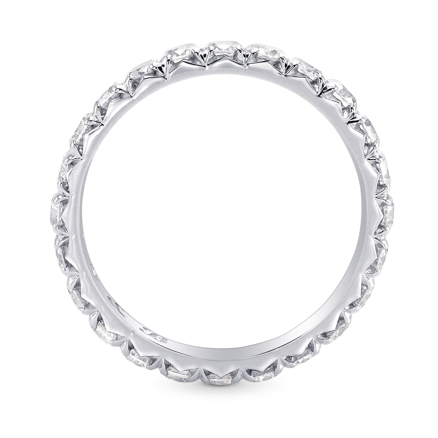 Round Brilliant Diamond Band Ring