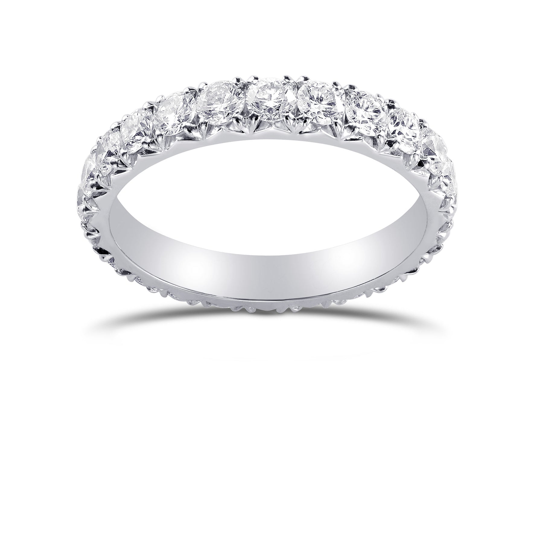 Round Brilliant Diamond Band Ring
