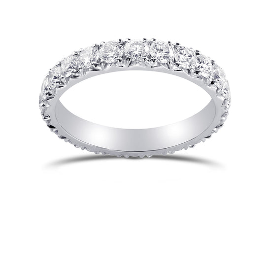 Round Brilliant Diamond Band Ring