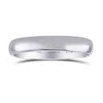 18K White Gold Wedding Band