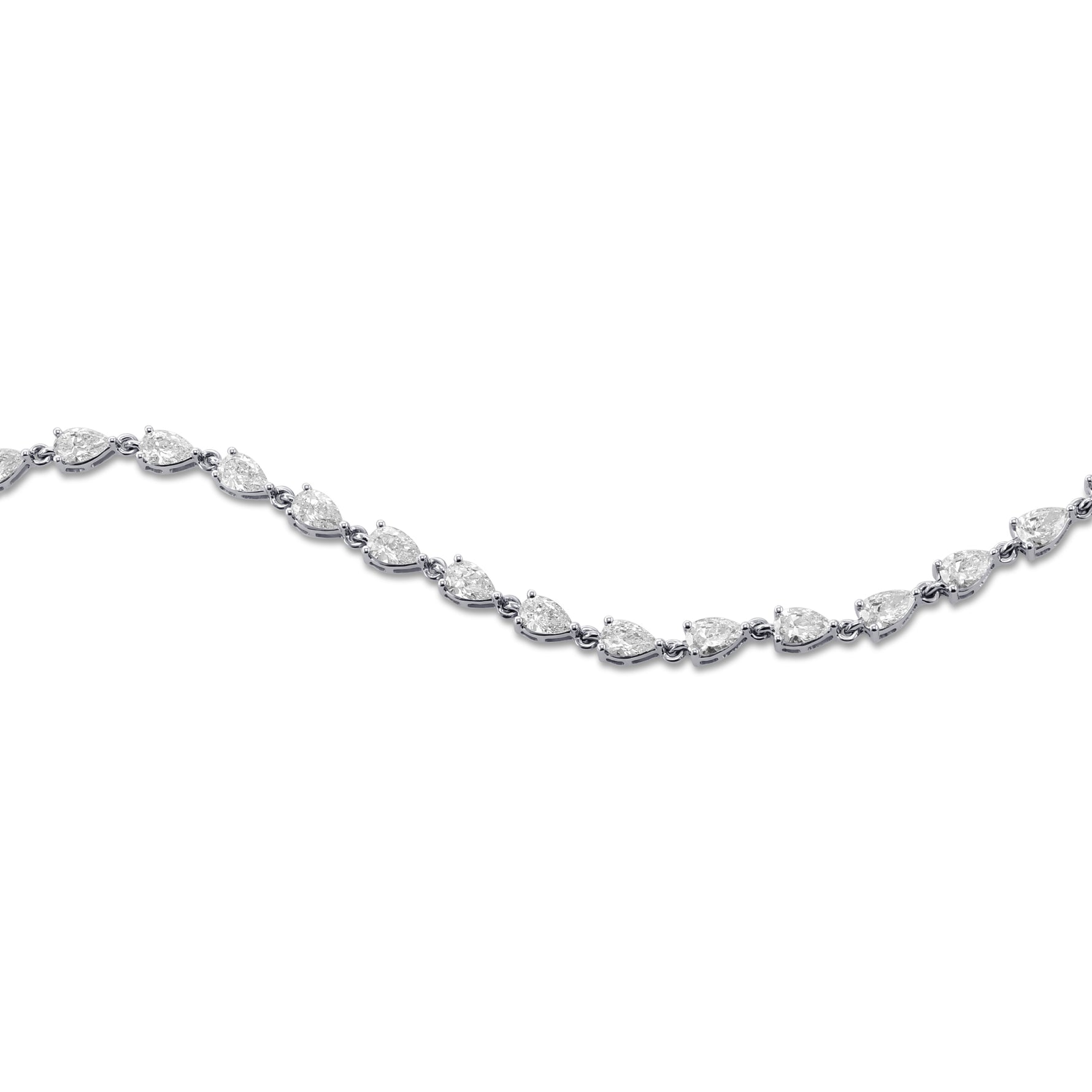 Pear Diamond Bracelet - 2