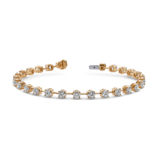 Round Brilliant Diamond Bracelet