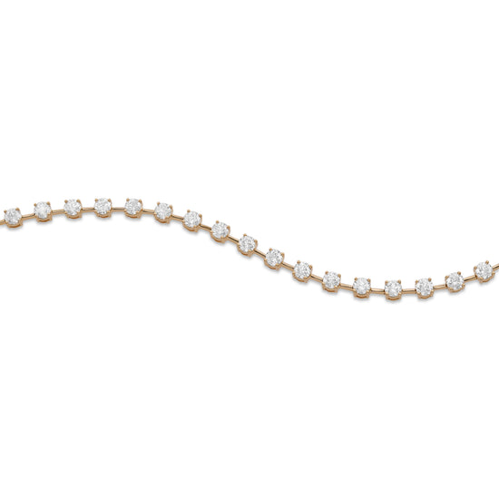 Round Brilliant Diamond Bracelet - 2