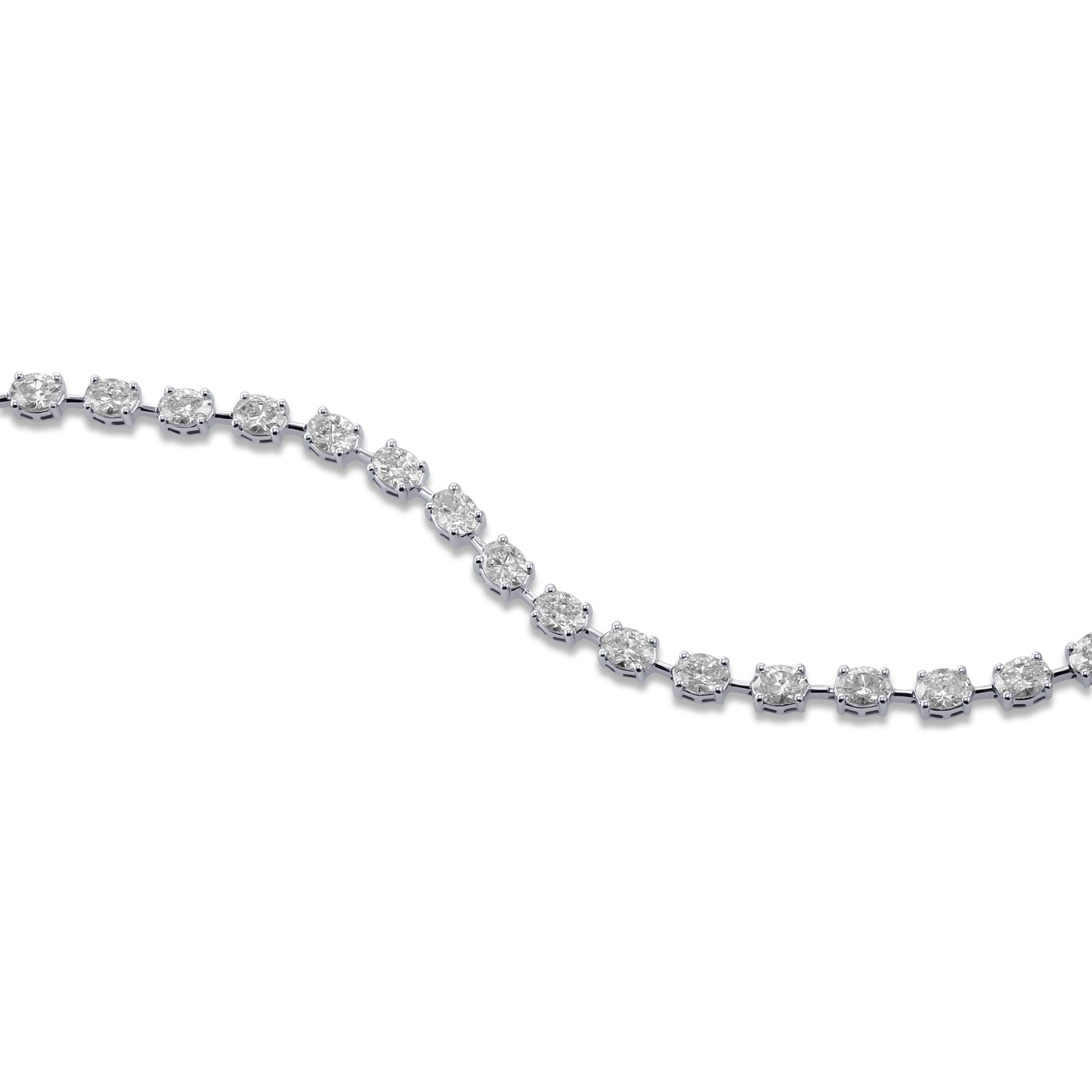 Oval Diamond Bracelet - 2