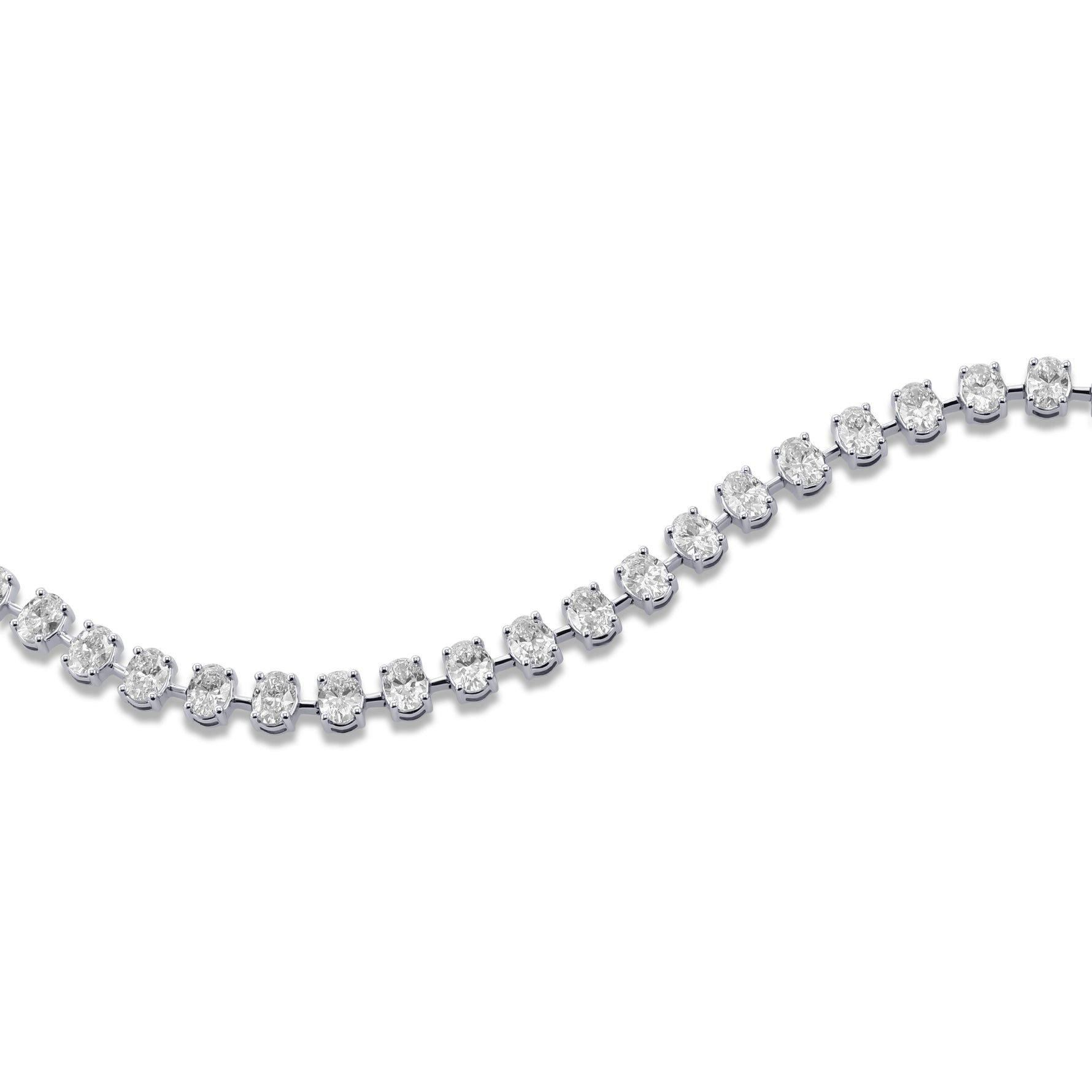 Oval Diamond Bracelet - 2