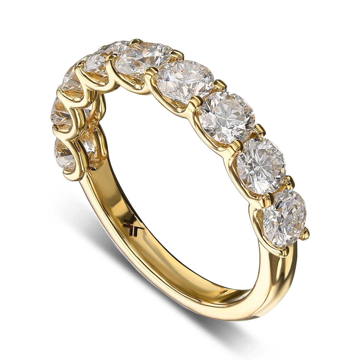 Round Brilliant Diamond Band - 3