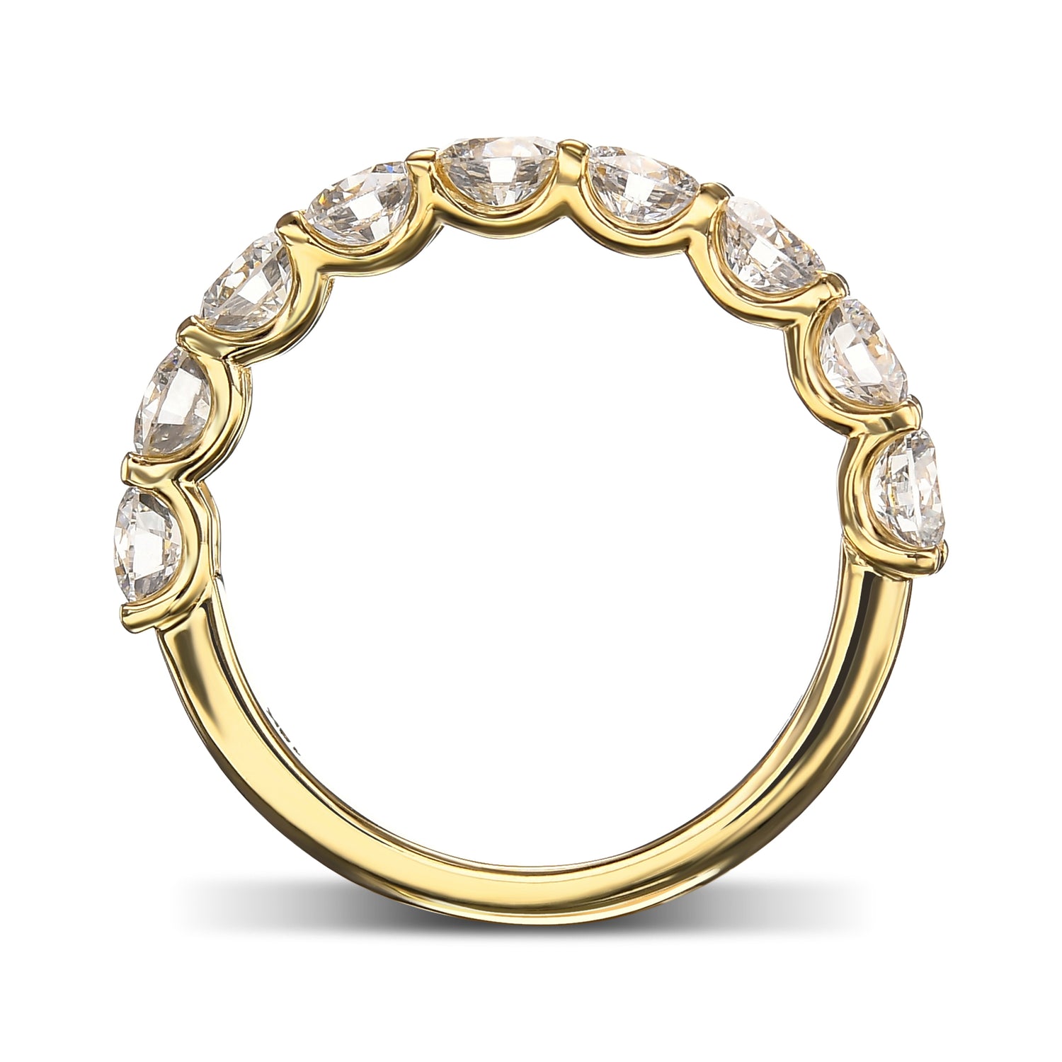 Round Brilliant Diamond Band - 2