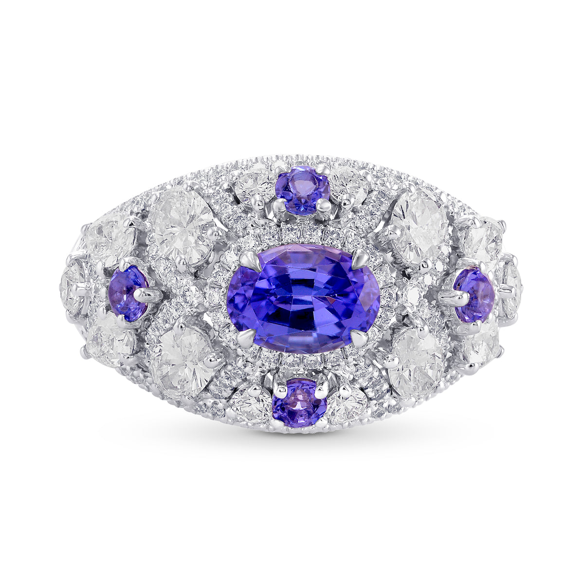 Tanzanite & Diamond Dress Ring
