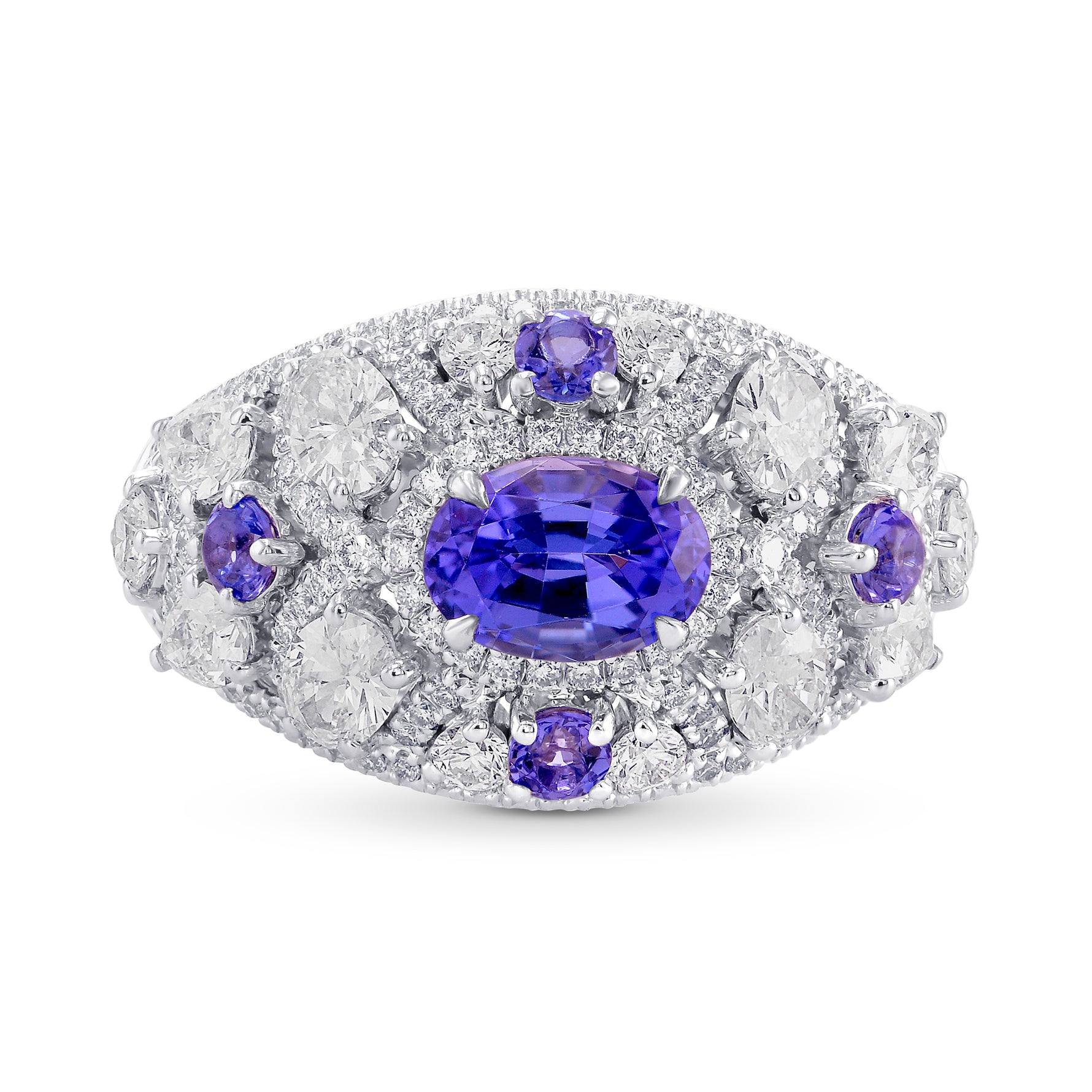 Tanzanite & Diamond Dress Ring
