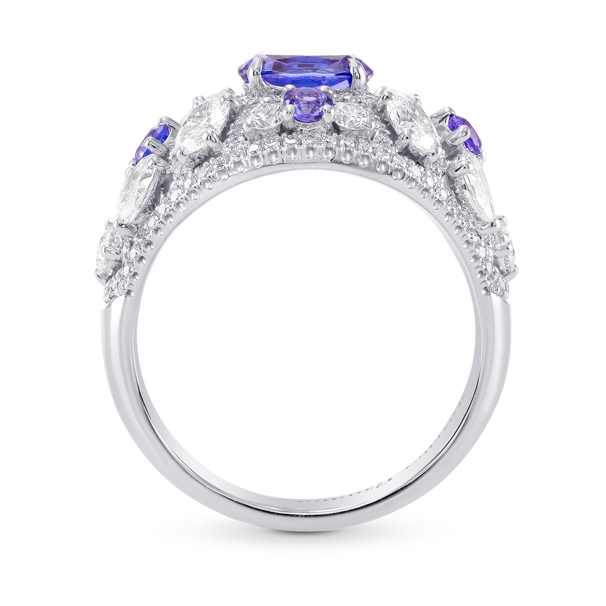 Tanzanite & Diamond Dress Ring