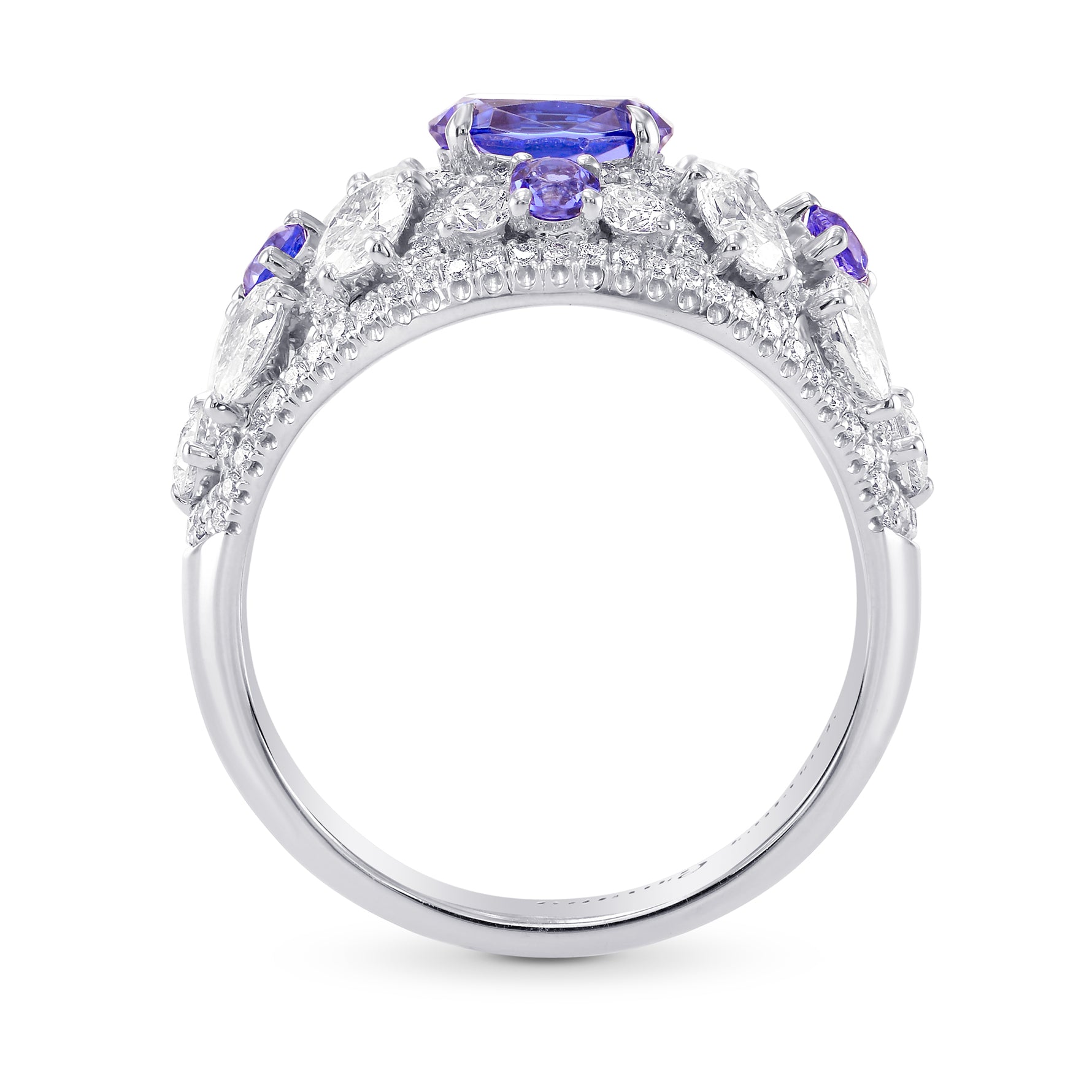Tanzanite & Diamond Dress Ring
