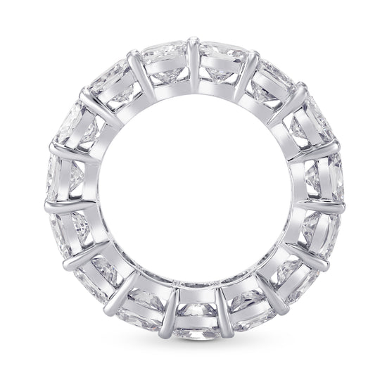 Colorless Cushion Diamond Full Eternity Band