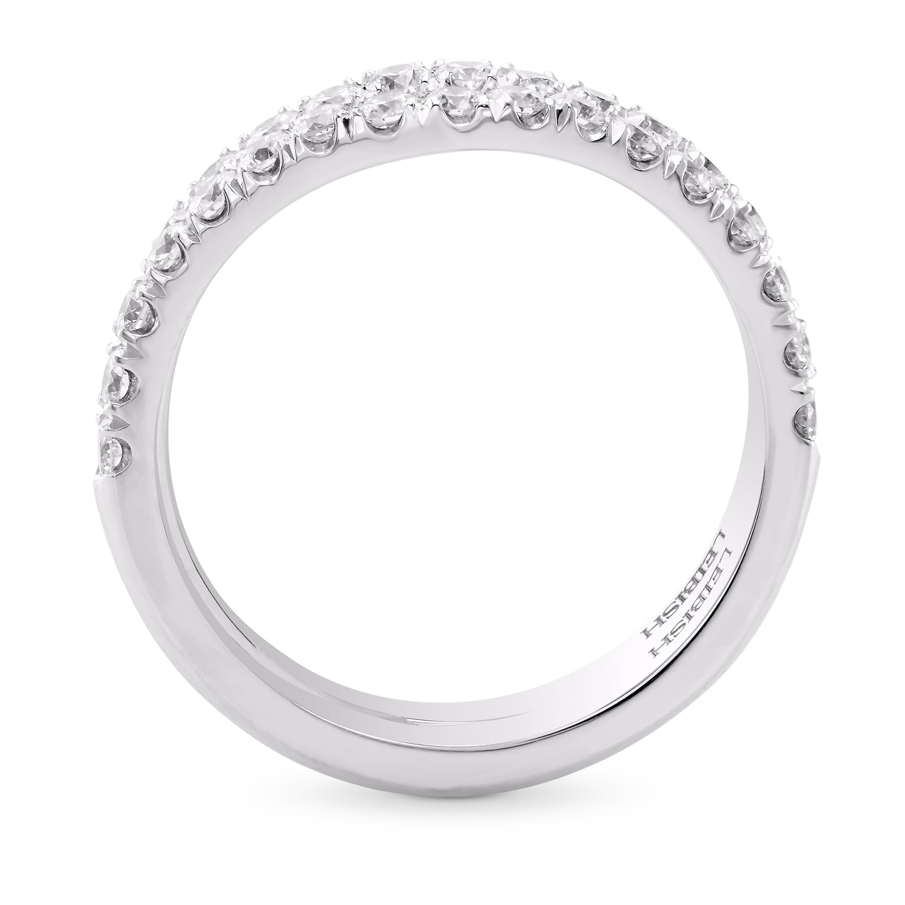 Two Platinum Diamond Wedding bands