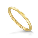 1.6 Millimeter 18K Yellow Gold Band 