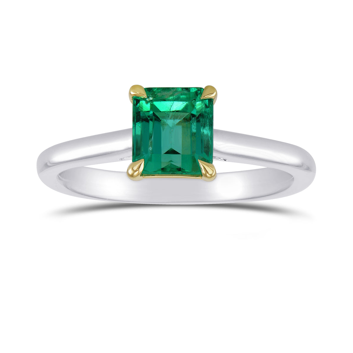 Emerald Solitaire Ring