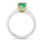 Emerald Solitaire Ring