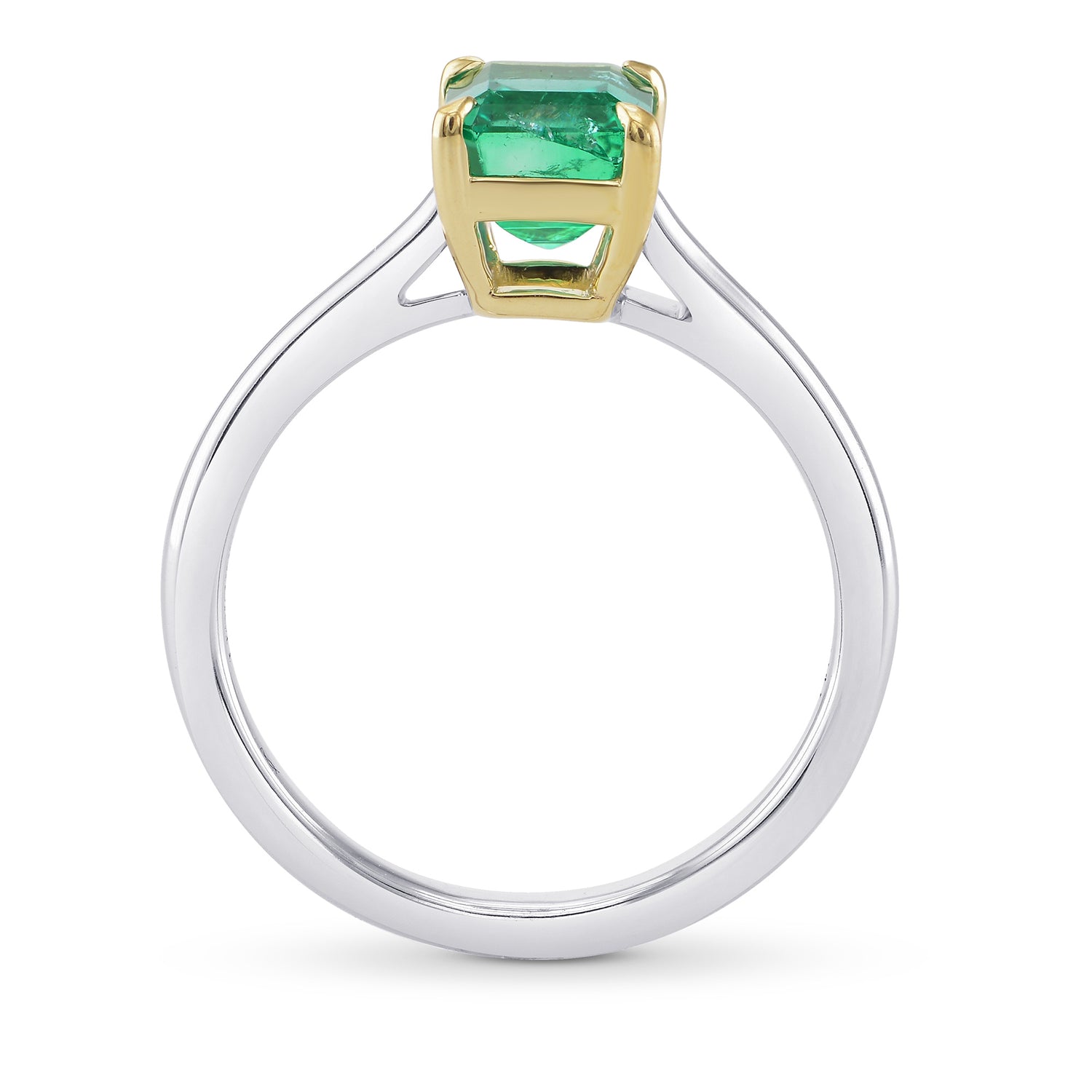 Emerald Solitaire Ring