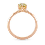 Fancy Light Yellow Solitaire Ring