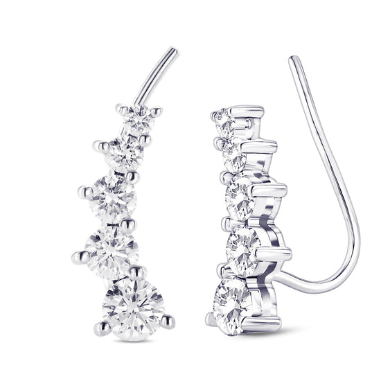 Crawler Diamond Earrings - 2