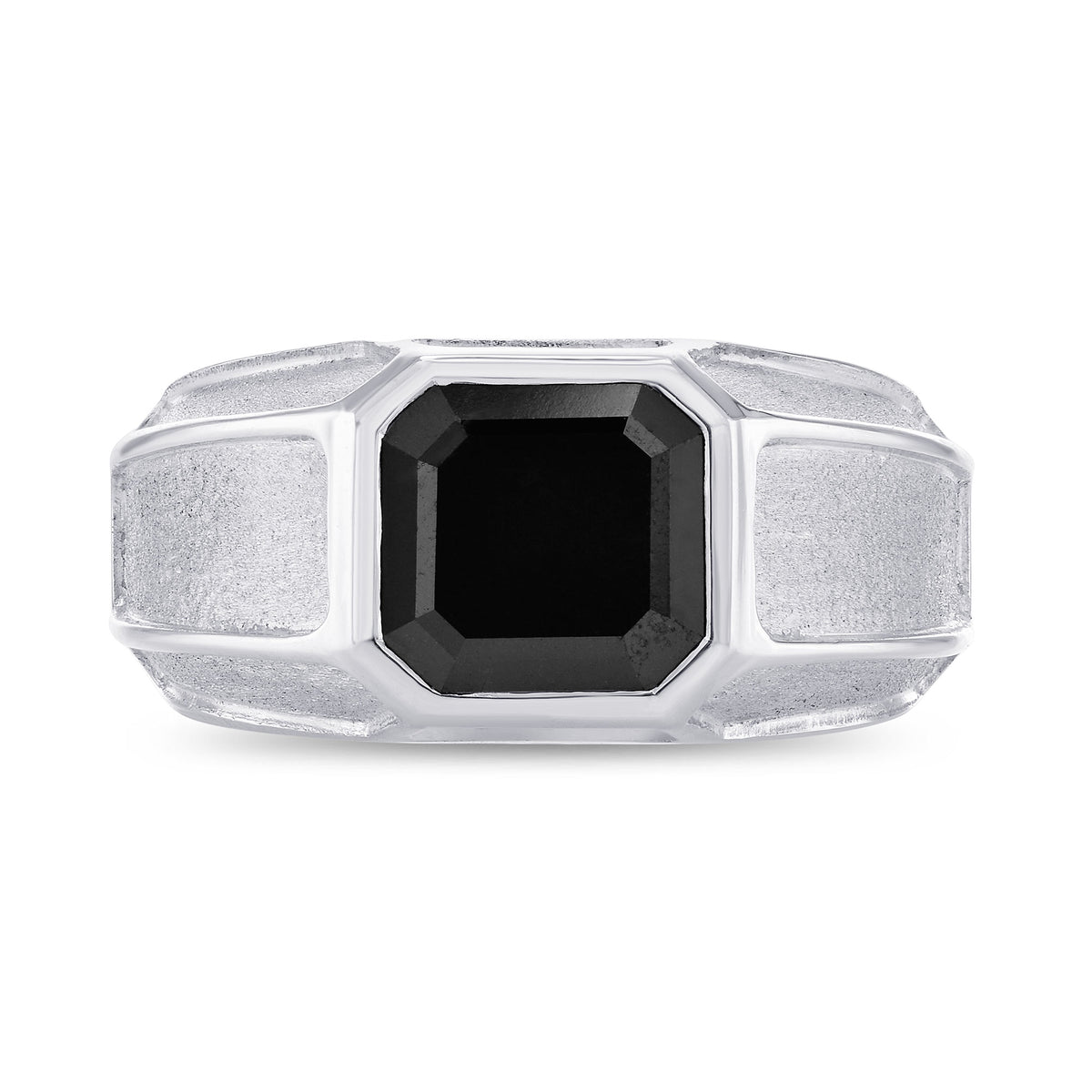 Gents Graduated Band Solitaire Ring Setting